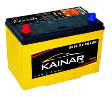 Акумулятор 100Ah-12v KAINAR Asia (304x173x220),L,EN800 Азія